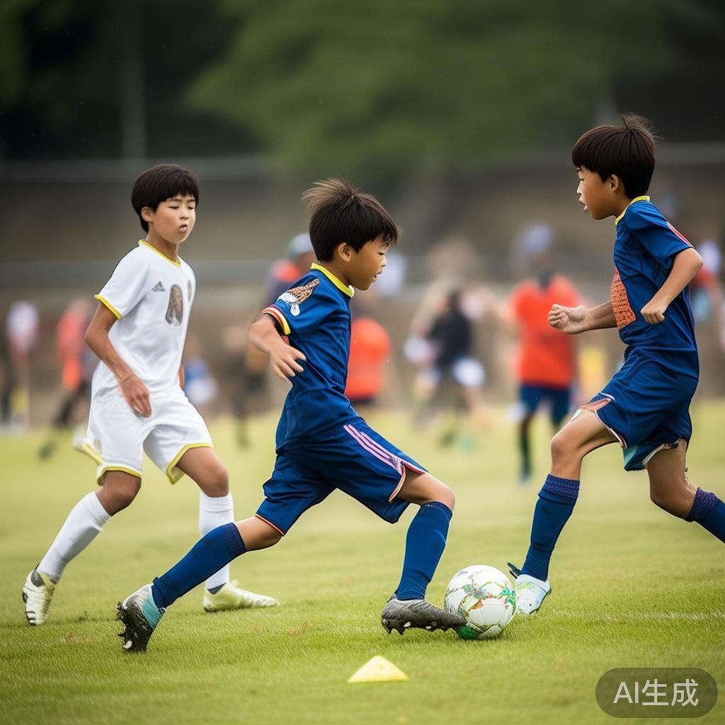 在比赛中，最令人动容的瞬间莫过于孩子们突破防守的瞬